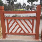 <b>江西仿木护栏 混凝土仿木栏杆厂家艺高景观</b>