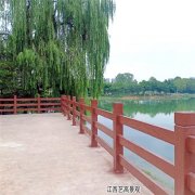 <b>广东仿木护栏景观工程报价 广州水泥仿木栏杆厂家价格多少钱一米</b>